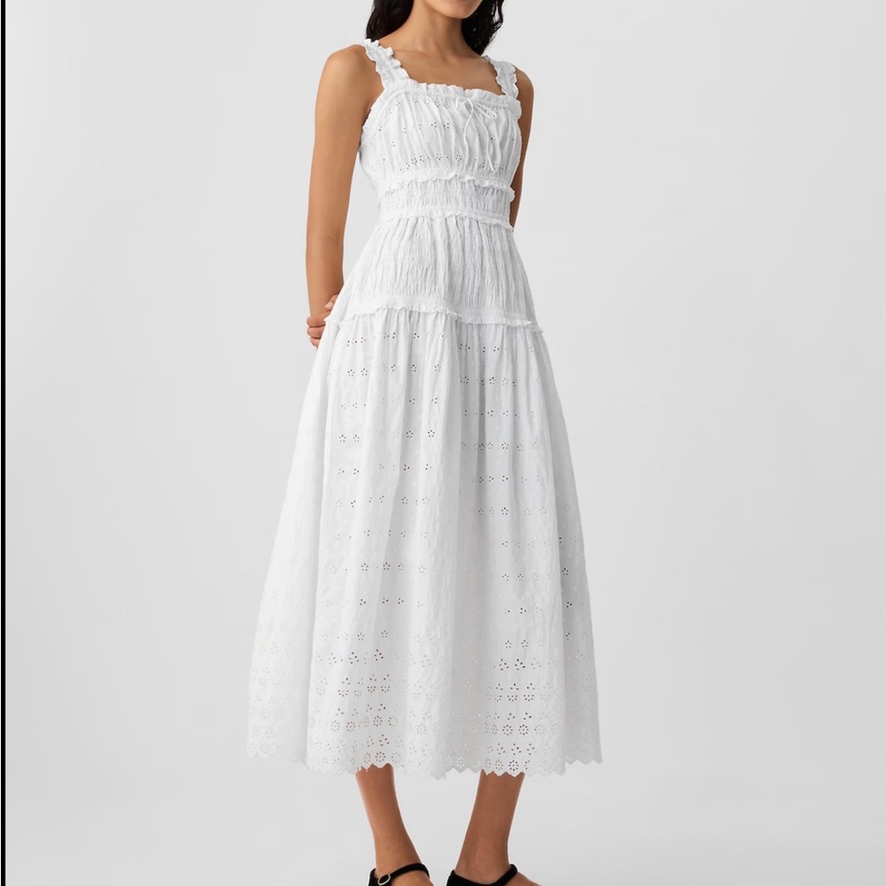 GAP x DOEN White Midi Dress - Picture 3 of 6